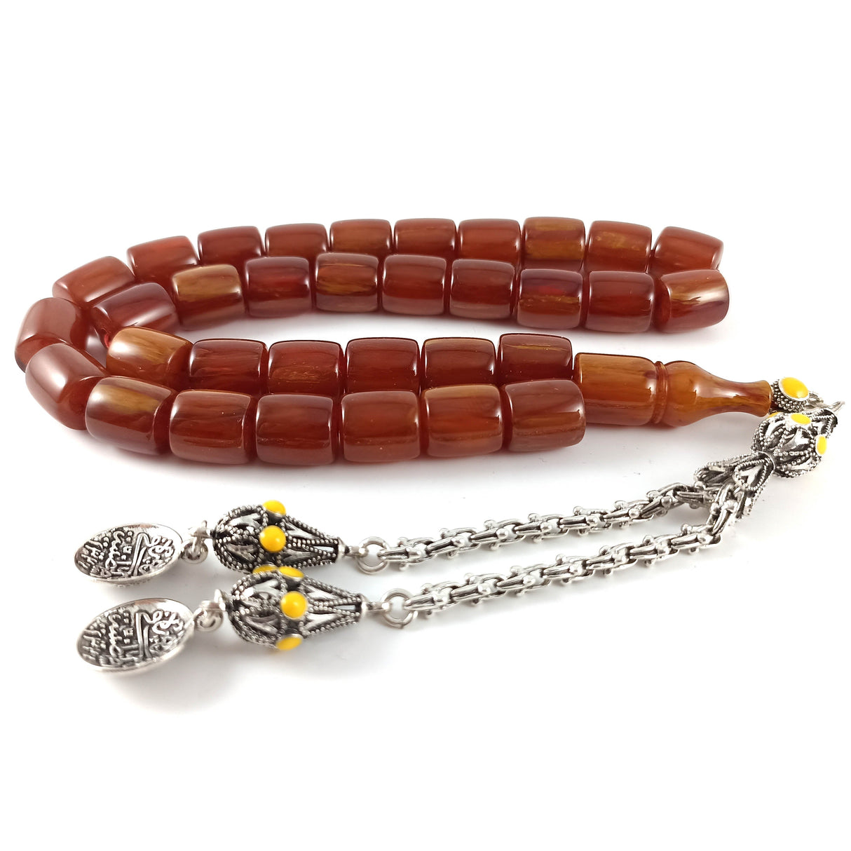 Selderesi | Kas Amber Tasbih with Aleppo Tassel