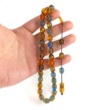 Selderesi | Legendary Color Capsul Cut Fire Amber Tasbih