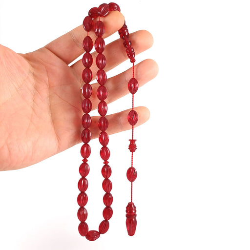 Selderesi | Master Craftmenship Fire Amber Tasbih Selderesi Prayer Beads