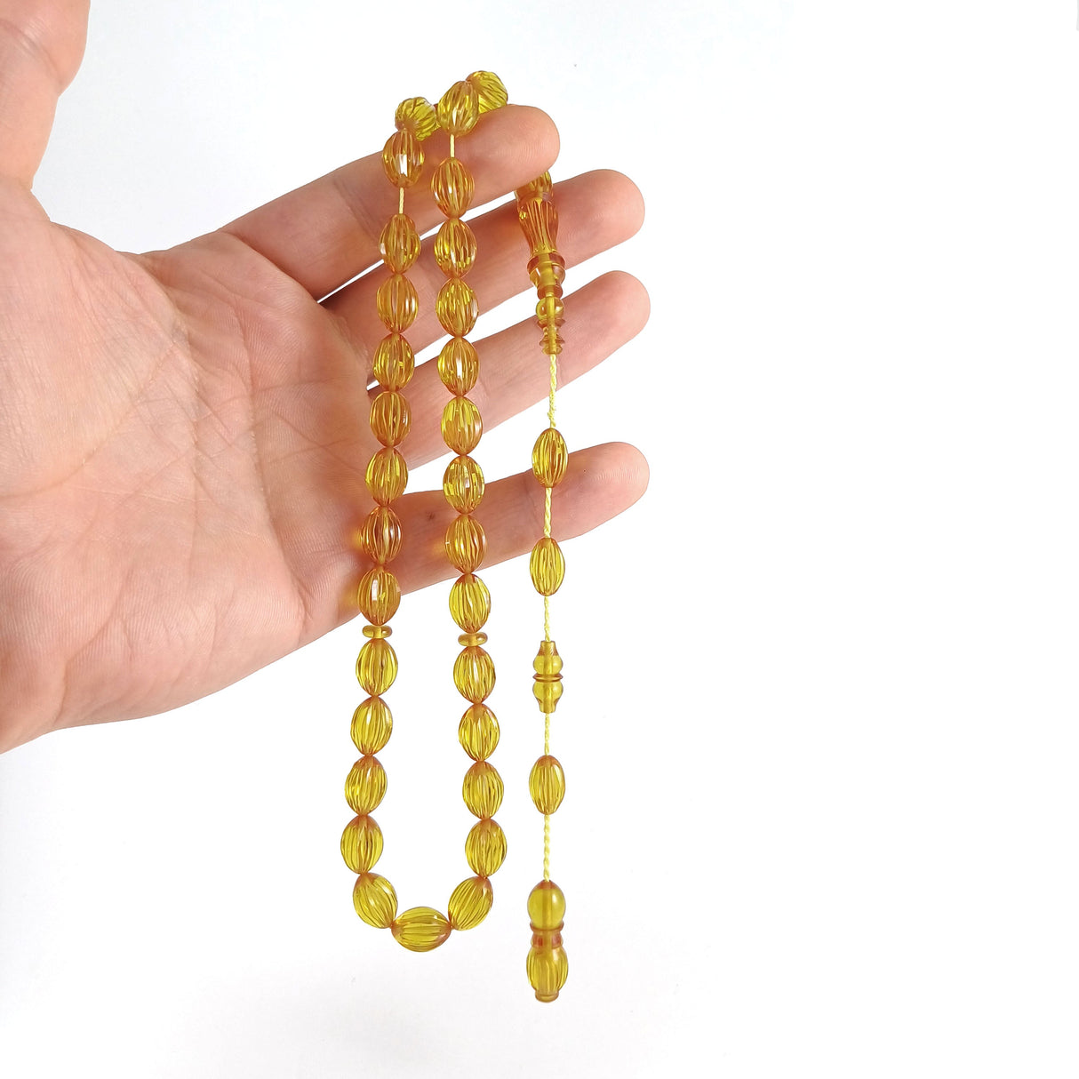 Selderesi | Master Craftsmanship Fire Amber Tasbih