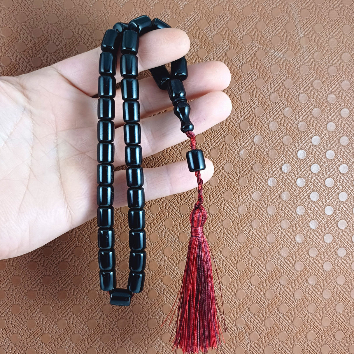 Selderesi | Pink Amber Tasbih