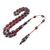 Selderesi | Red Fire Amber Tasbih with Master Craftsmanship System