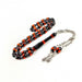 Selderesi | Synthetic Amber Tasbih with Blue and Black beads