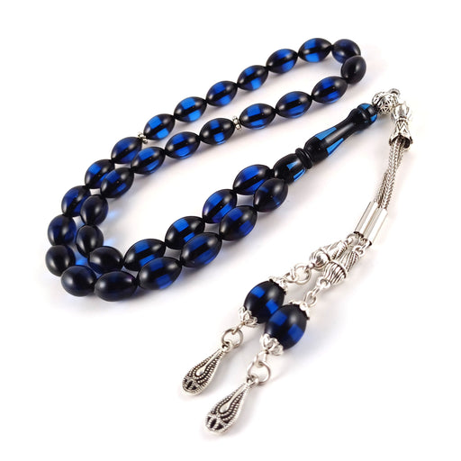 Selderesi | Synthetic Amber Tasbih with Red and Black beads Selderesi Prayer Beads