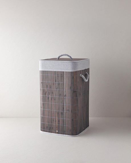 Premium-Bamboo-Woven-Laundry-Hamper-Anthracite