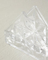 Professional Grade Clear Glass Napkin Holder