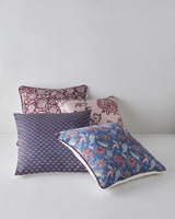 Professional Turkish Textile Decorative Pillow Cover Serai Navy Blue