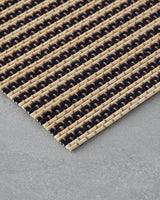 Premium Bamboo Placemat Set   4 Piece   Black Cream Dining Decor