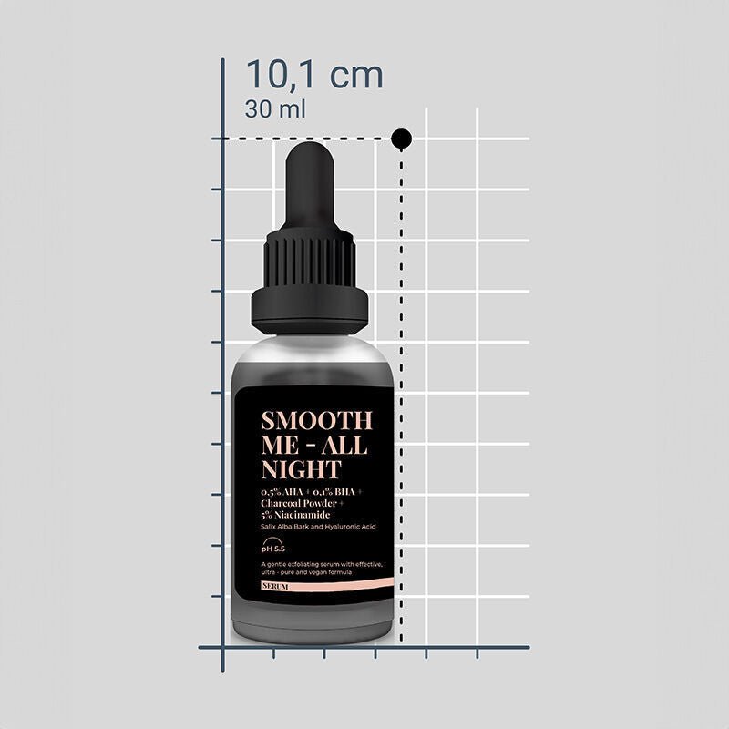 Serum - Matifying & Pore - Refining Black Serum with AHA BHA & Niacinamide - TryAladdin