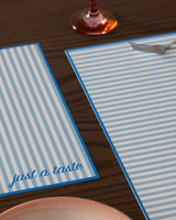 Set of 4 White and Blue Placemats for Dining Tables - TryAladdin