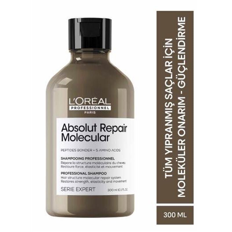 Shampoo - Molecular Repair for Damaged Hair with Peptides & Amino Acids - TryAladdin