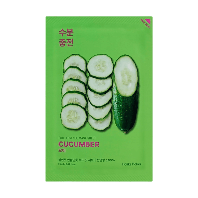 Sheet Mask - Anti - Wrinkle & Hydrating with Cucumber & Aloe Vera - TryAladdin