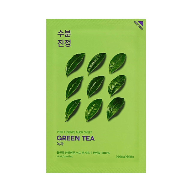 Sheet Mask - Hydrating & Brightening with Vitamin C & Green Tea - TryAladdin