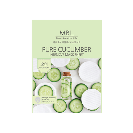Sheet Mask - Hydrating & Soothing Cucumber Facial Treatment - TryAladdin