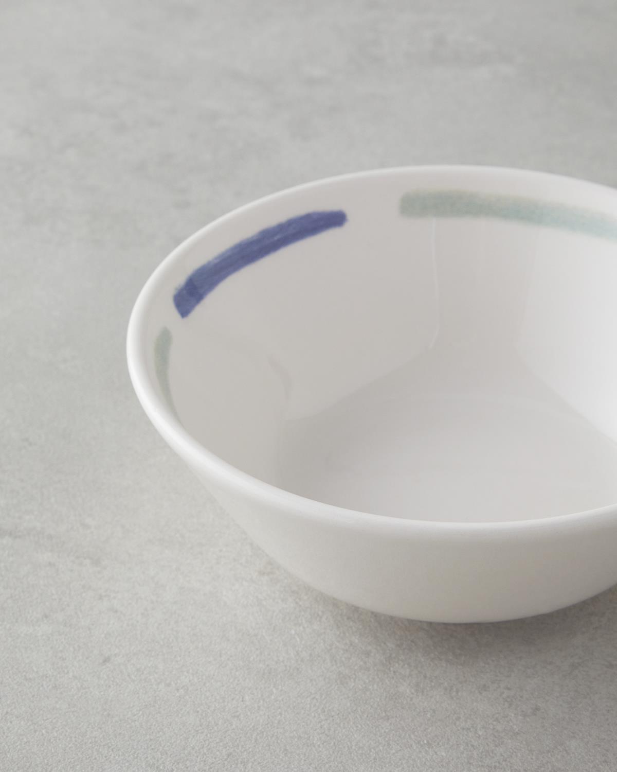 Premium Ceramic Serving Bowl Coastal Blue Green 15cm Professional Grade