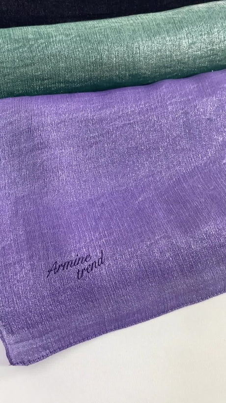 Shimmer Evening Shawl - Blue, Wrinkle - Free - TryAladdin