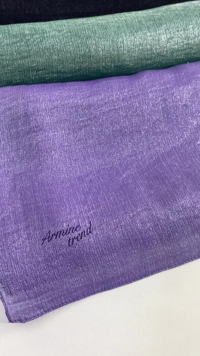 Shimmer Evening Shawl - Wrinkle - Free Lilac () - TryAladdin