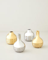 Premium Silver Decorative Vase Retail Display