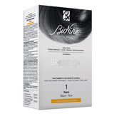 Shine On Permanent Hair Color Kit - Rich Black, Shade 1 - TryAladdin