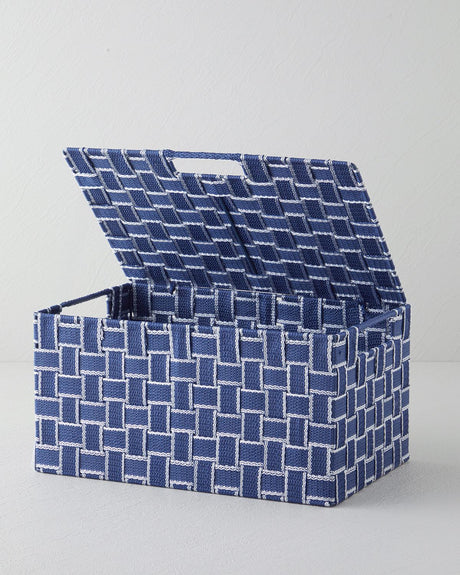 Professional-Grade Navy Blue Multi-Purpose Storage Box