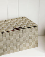 Elegant Home Storage Solution Dark Beige Organizer Box
