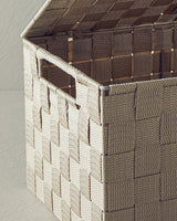Elegant Home Storage Solution Dark Beige Organizer Box