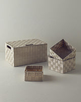 Elegant Home Storage Solution Dark Beige Organizer Box