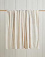 Premium-Supersoft-Double-Bed-Plush-Blanket-Cream-Shiny-Lines
