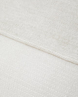 Luxury Supersoft Plush Twin Blanket Shiny Lines Cream