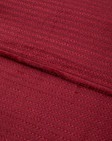 Premium Supersoft Fluffy Twin Blanket Deep Red 150x200cm