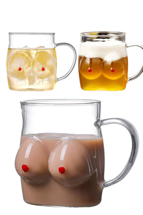 Shopura Professional Glass Coffee Mug - Multipurpose Beverage Serving Glass - TryAladdin