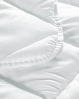 Professional Microfiber Single Duvet   All Season Comfort   White