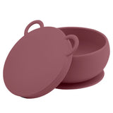 Silicone Suction Bowl with Lid - Secure Baby Feeding & Storage 6+ Months - TryAladdin