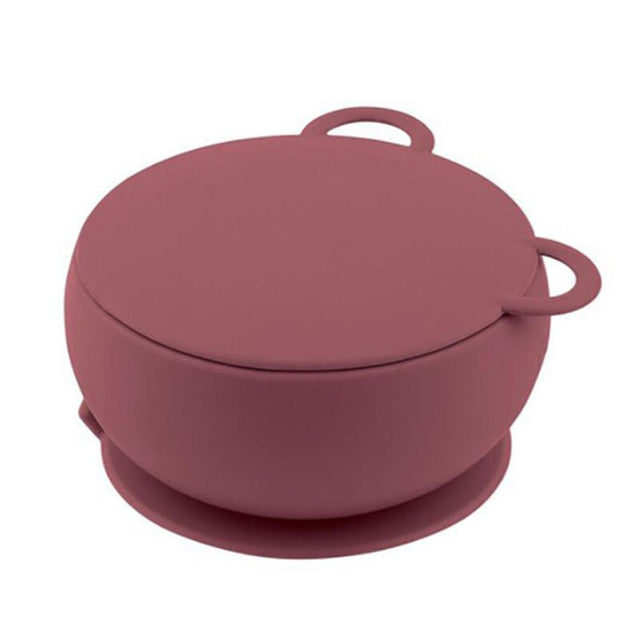 Silicone Suction Bowl with Lid - Secure Baby Feeding & Storage 6+ Months - TryAladdin