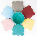 Silicone Suction Bowl with Lid - Secure Baby Feeding & Storage 6+ Months - TryAladdin