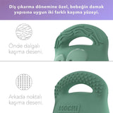 Silicone Teether - Soothing Gum Relief & Developmental Support - TryAladdin