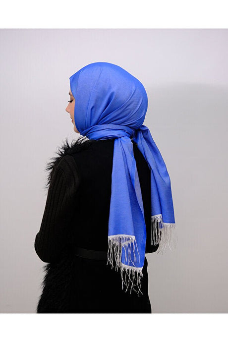 Silky Blue Shawl - Lightweight & Breathable - TryAladdin
