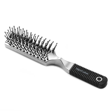 Silver Hair Brush for Detangling & Smooth Styling - TryAladdin