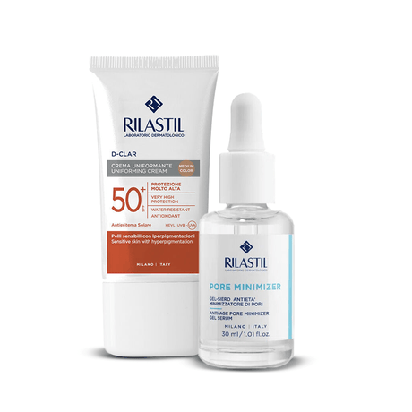 Skincare Duo - Anti - Aging, Pore Minimizing & Tinted SPF50+ Sun Protection - TryAladdin