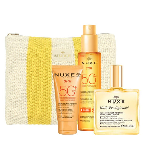 Skincare Set - Advanced Sun Protection, Bronzing & Multi - Purpose Dry Oil - TryAladdin