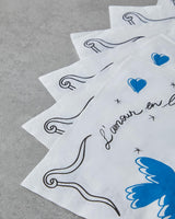 Professional Grade Blue Disposable Paper Napkins   33x33cm
