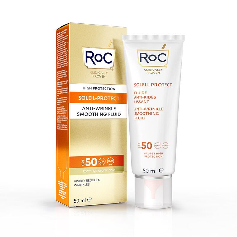 Smoothing Anti - Wrinkle Fluid - SPF 50+ Daily Moisturizer - TryAladdin