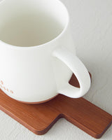 Premium New Bone China Mug Saucer Set White