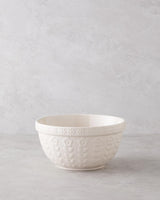 전문가용 도기 혼합용 그릇 23cm, 크림색 은은한 꽃무늬