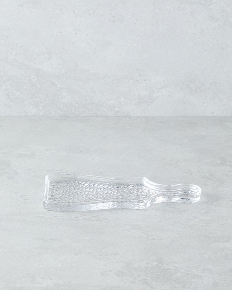 Professional Clear Glass Rectangular Serving Tray