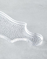 Professional Clear Glass Rectangular Serving Tray