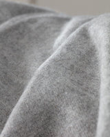 Soft Cotton TV Throw Blanket, Reversible Grey & Beige - TryAladdin