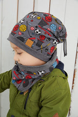 Soft Double - Layered Cotton Sports Beanie & Neck Warmer Set - TryAladdin