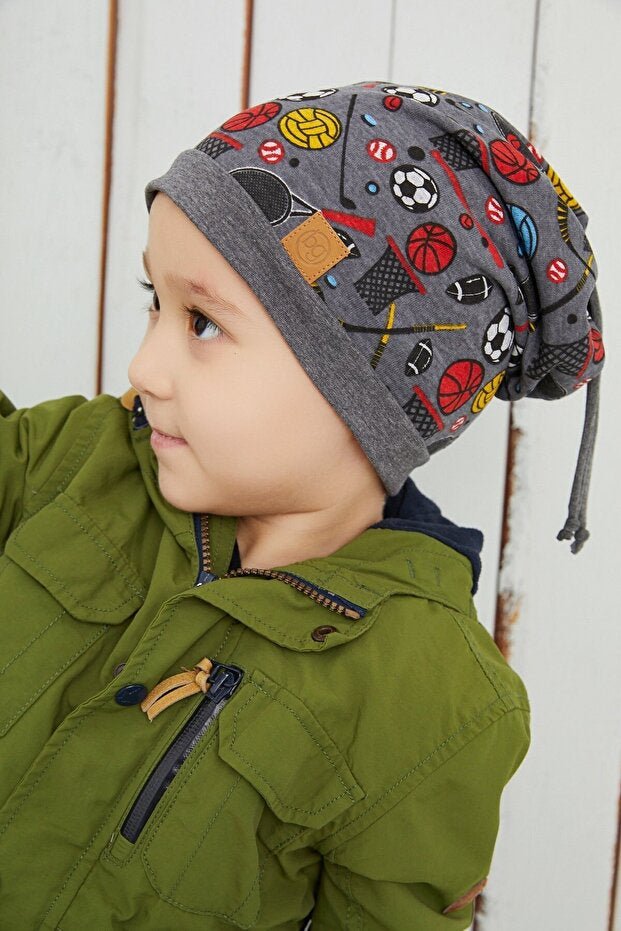 Soft Double - Layered Cotton Sports Beanie & Neck Warmer Set - TryAladdin