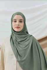 Soft Jersey Hijab Shawl - Lightweight & Comfortable - TryAladdin